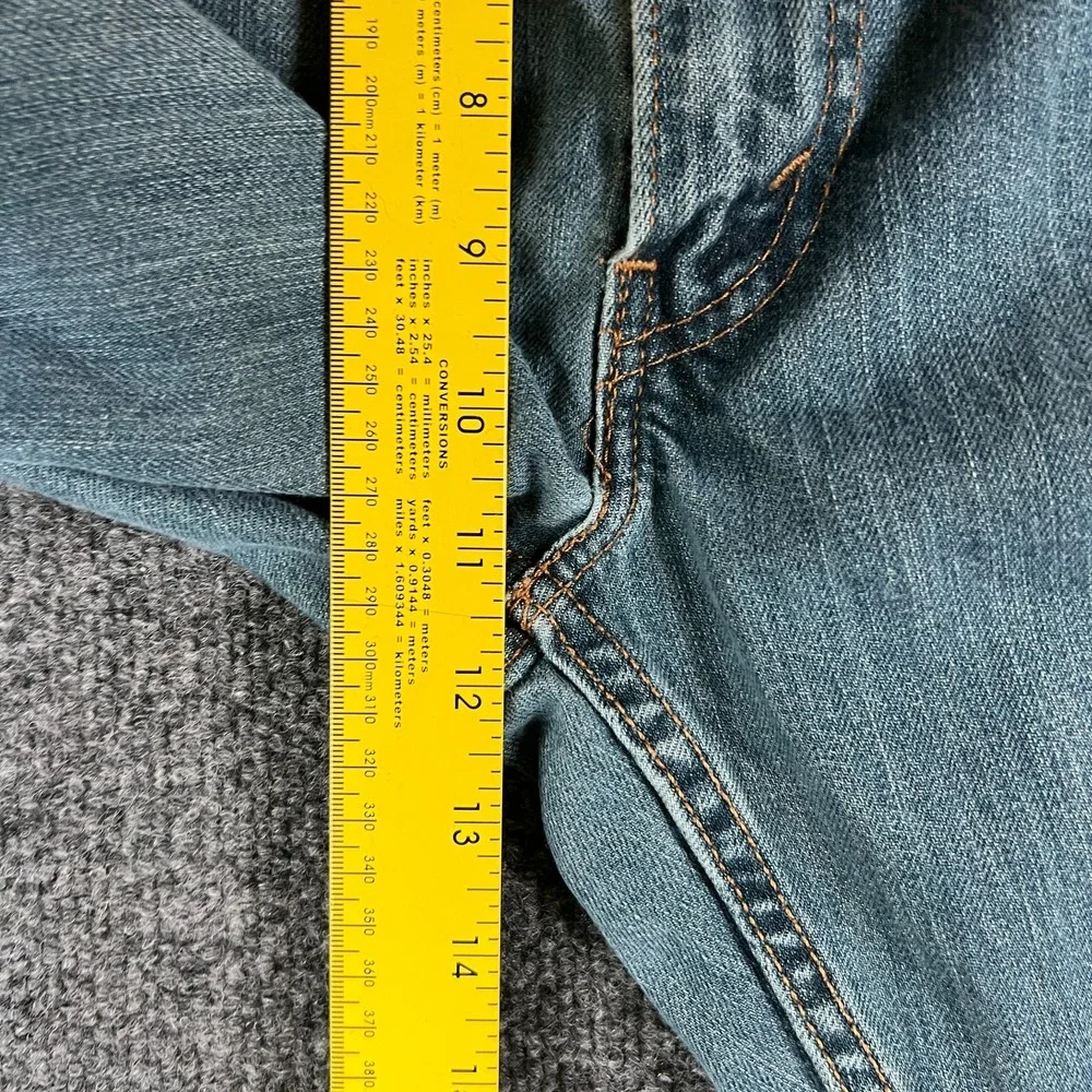 Levi's 559 Jeans Mens‎ 40X29 Blue Denim Cotton Mid Rise Relaxed Fit Straight Leg